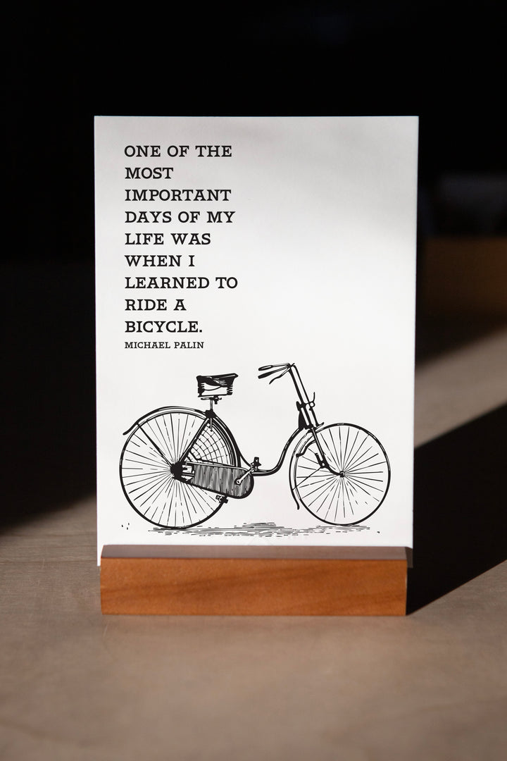 Best Day Bicycle - Tabletop Print