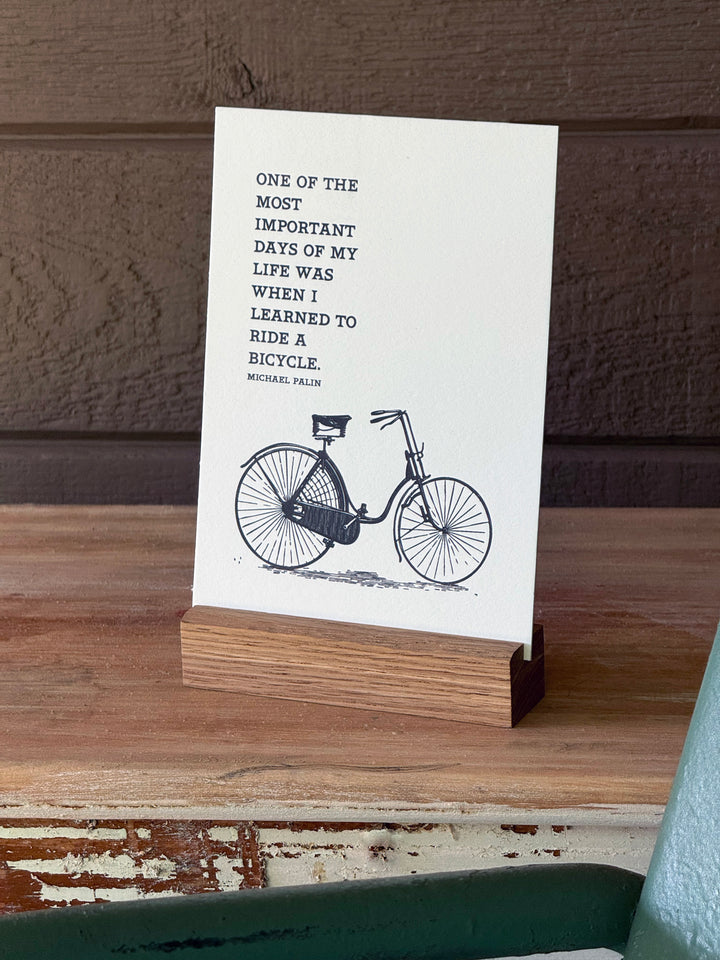 Best Day Bicycle - Tabletop Print