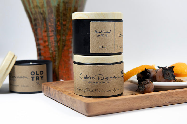 Golden Persimmon Candle