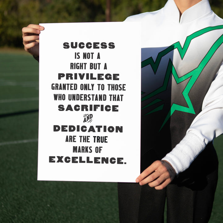 Success is not a Right