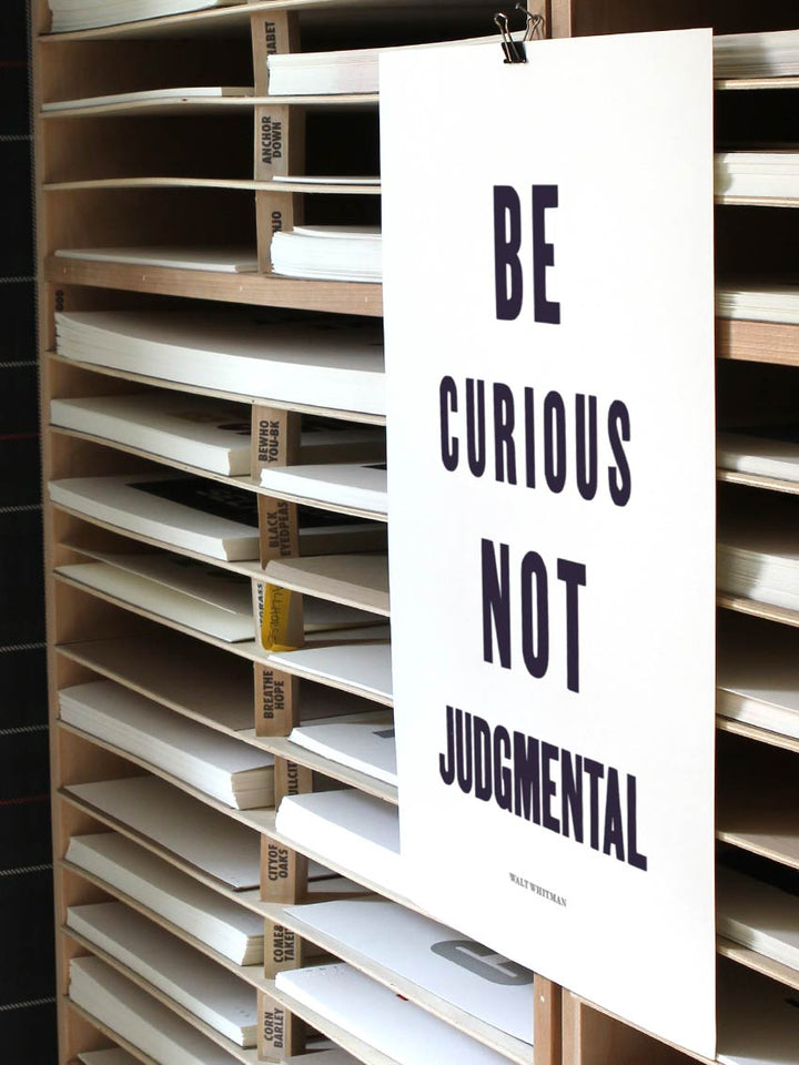 Be Curious, Not Judgmental