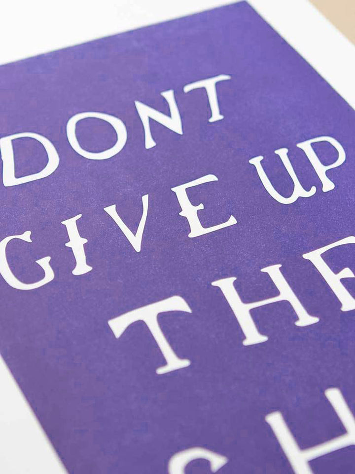 Don’t Give Up - Old Try