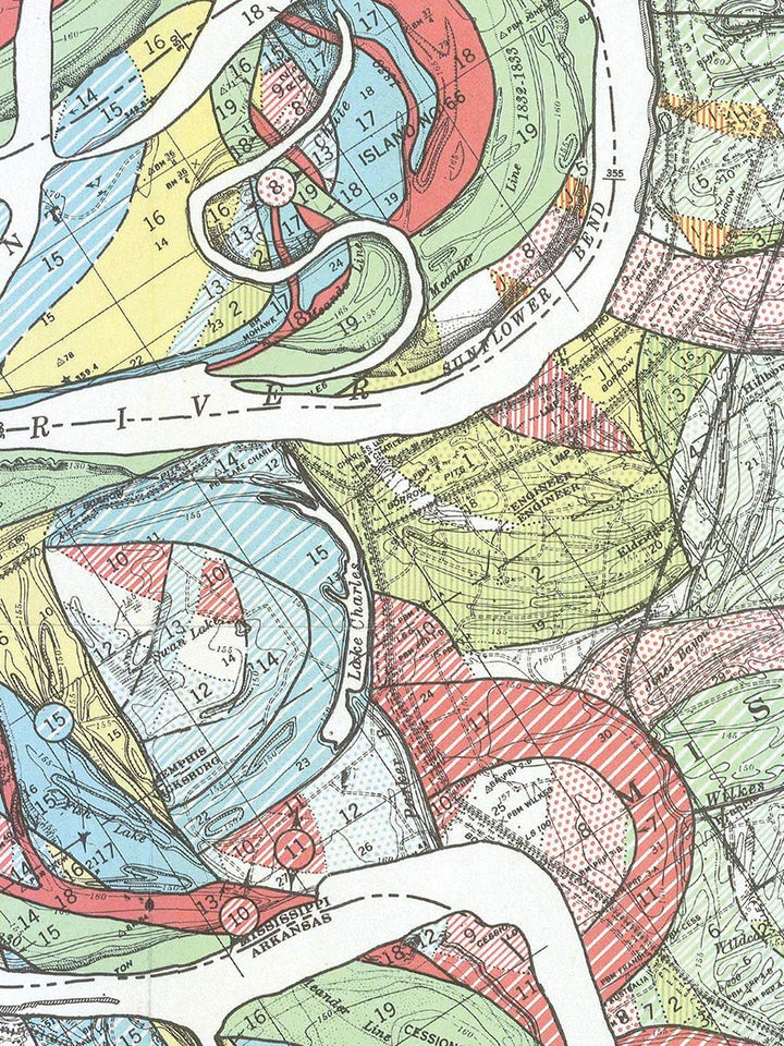 1944 Mississippi River Meander Belt - Old Try