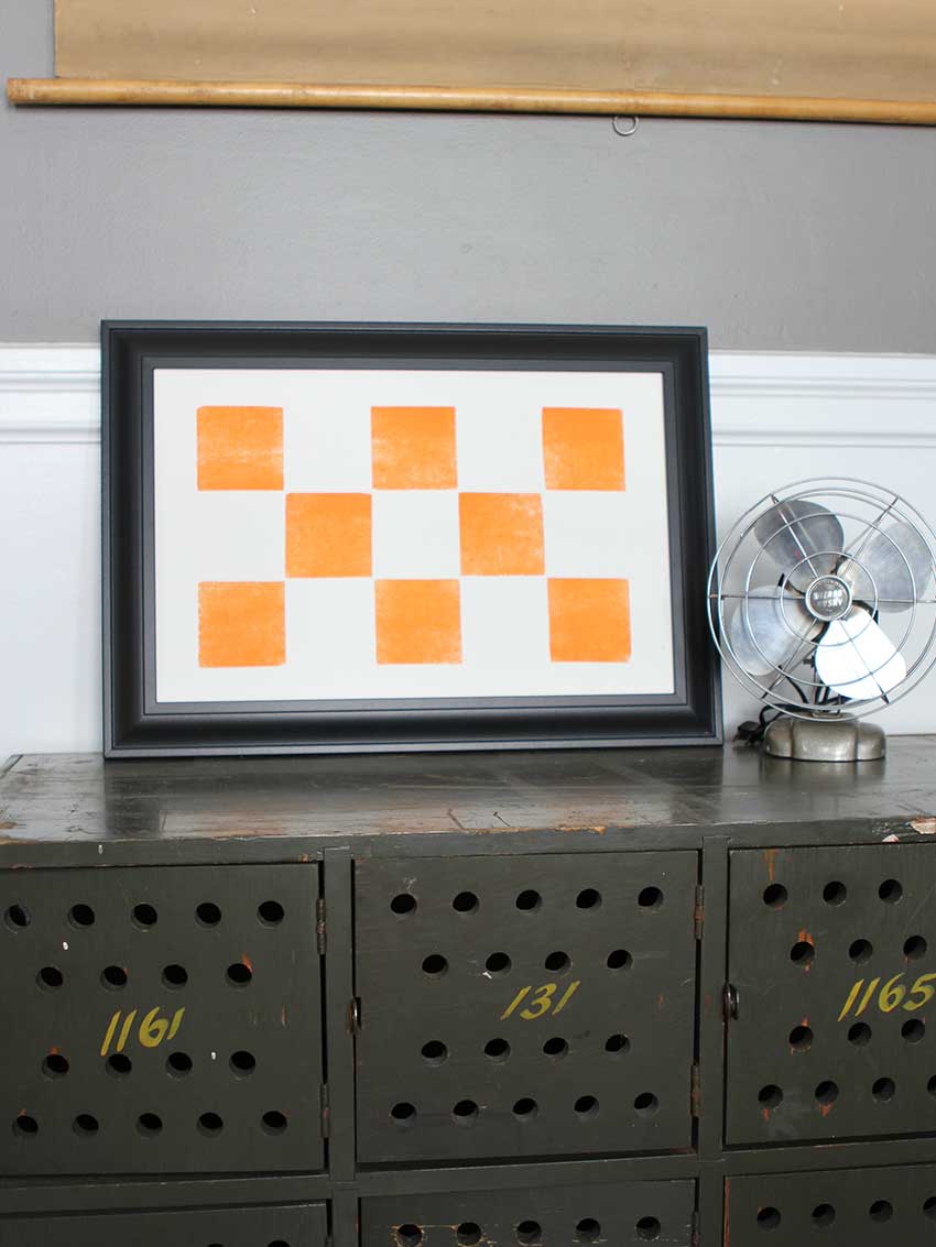 Eight Orange Squares - Old Try