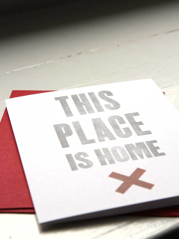 This Place Is Home Card - Old Try