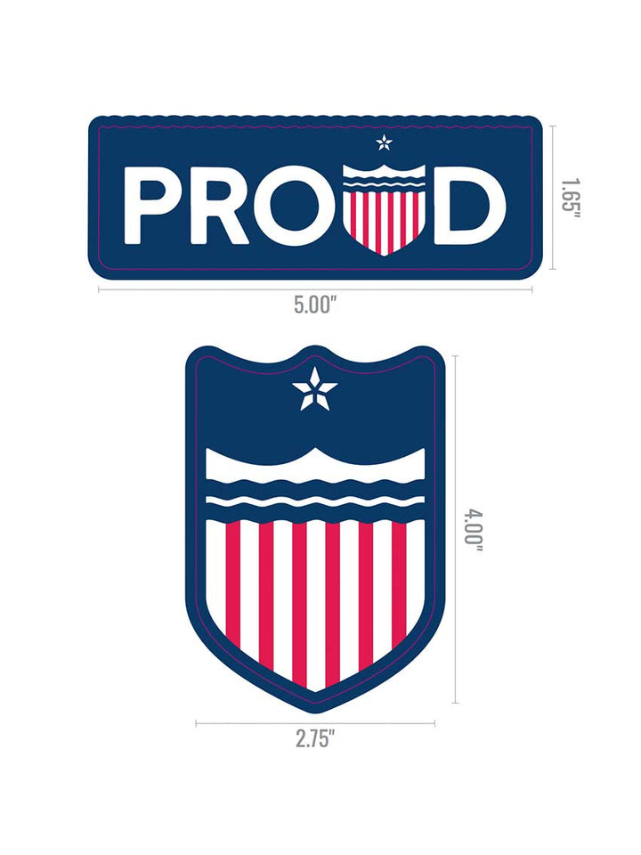 Great River Flag Sticker Pack