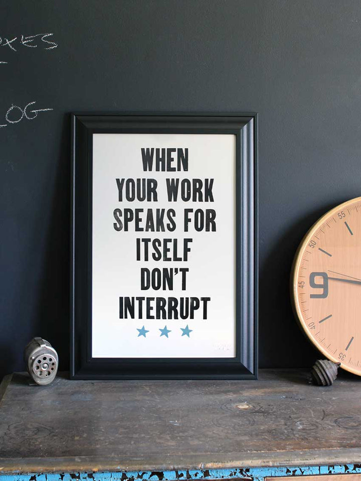 Work Speaks - Old Try