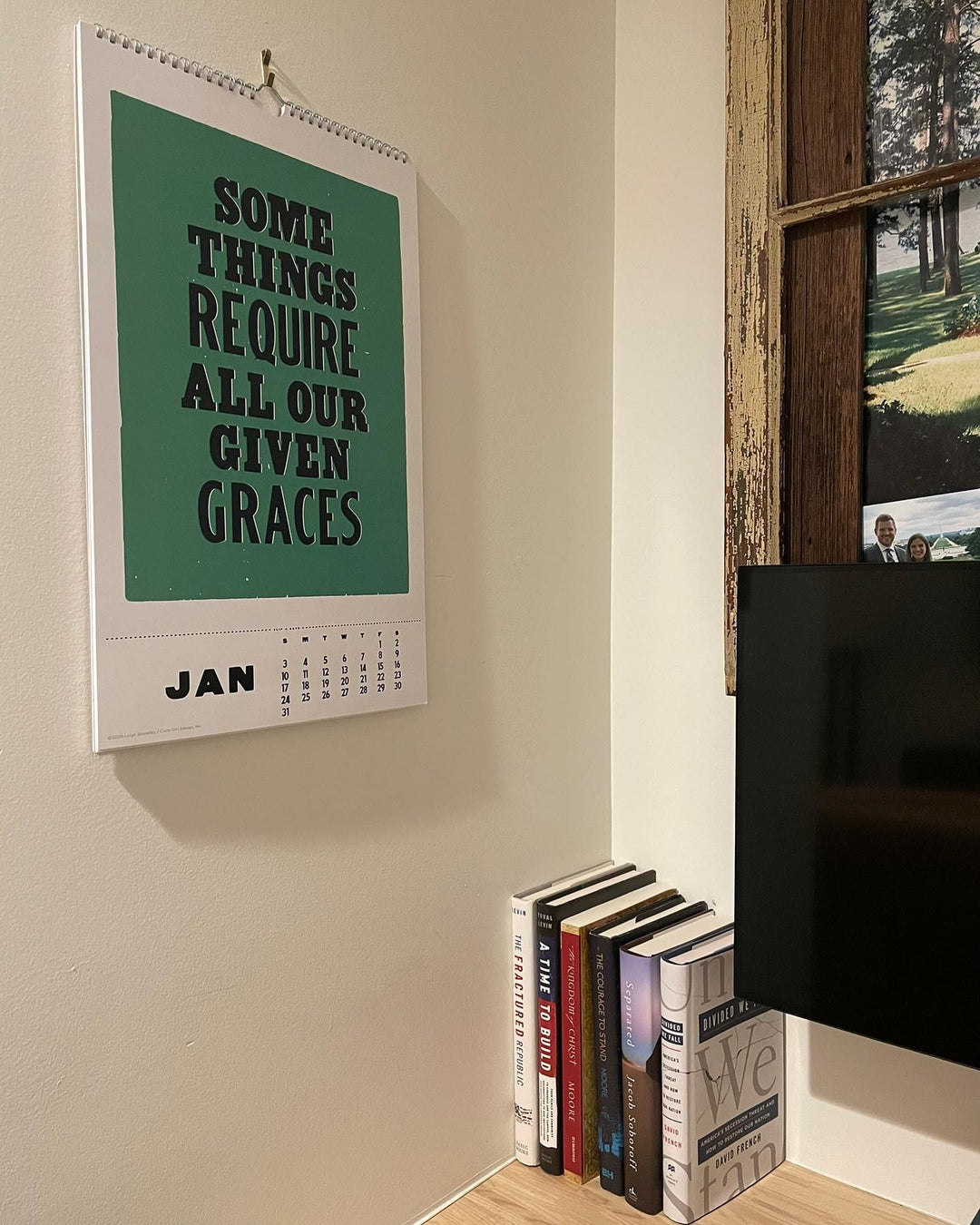 Finally hung at my desk...