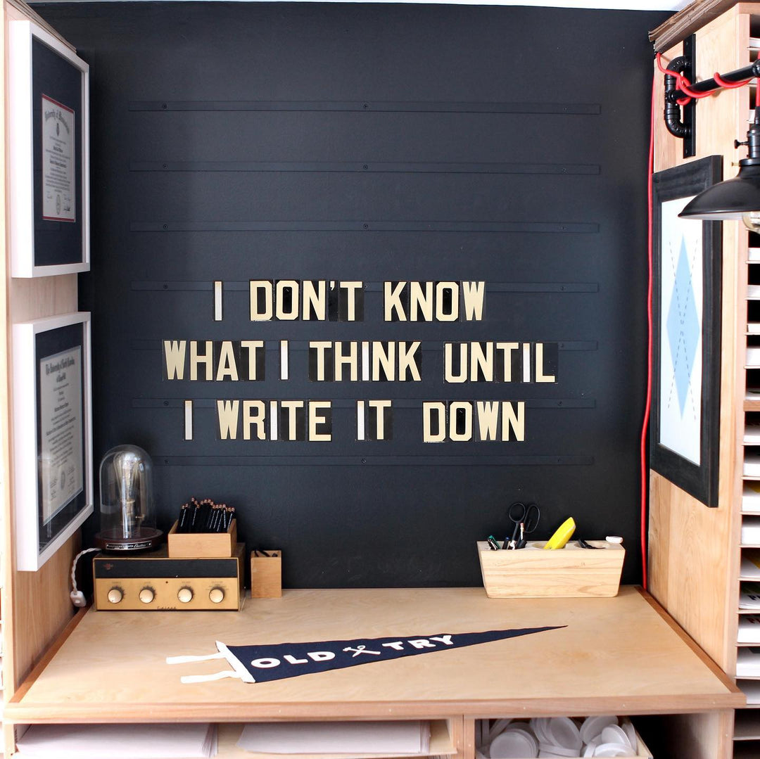 Letterboard Fridays.