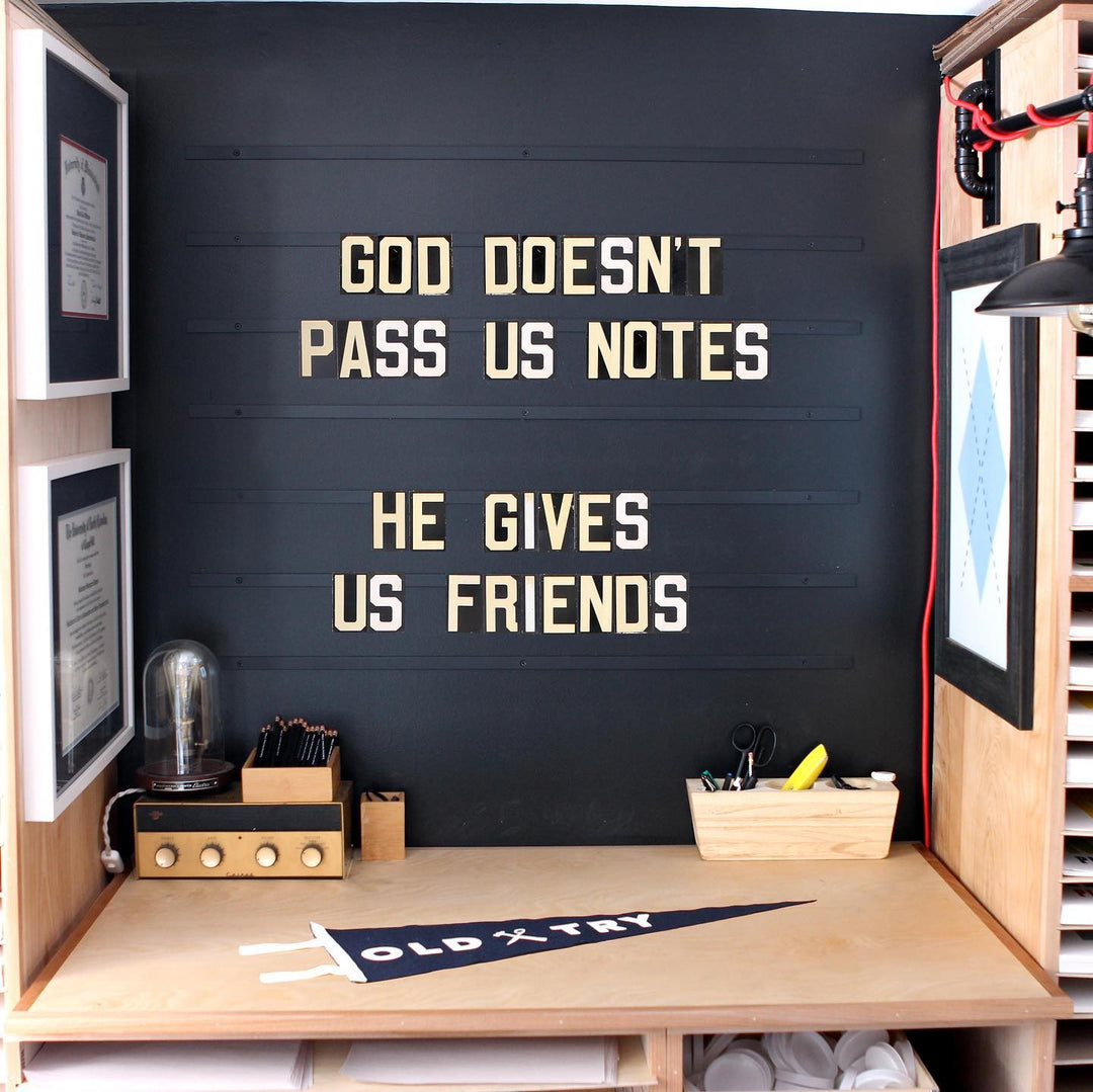 Letterboard Friday.