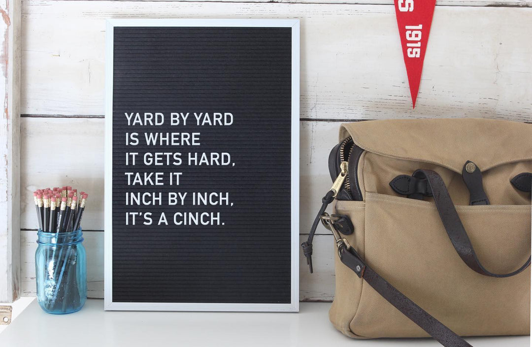 Letterboard Fridays.