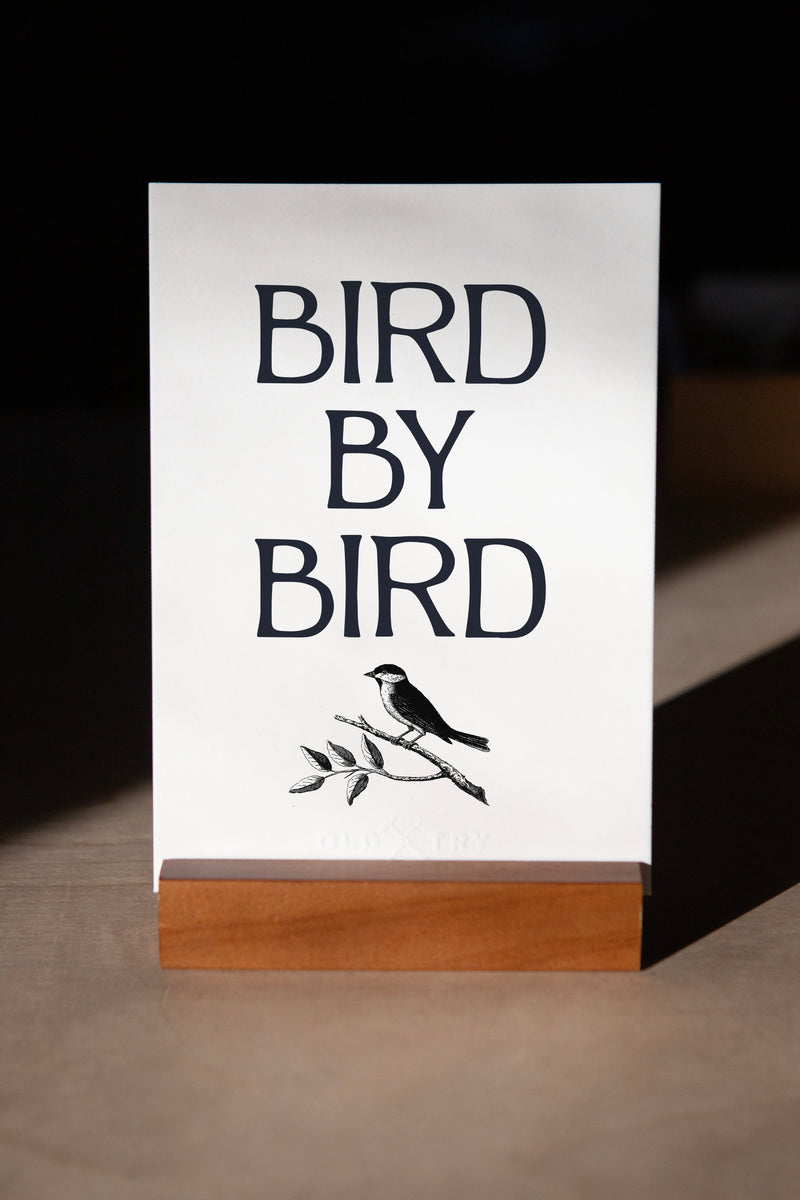 Bird by Bird - Tabletop Print