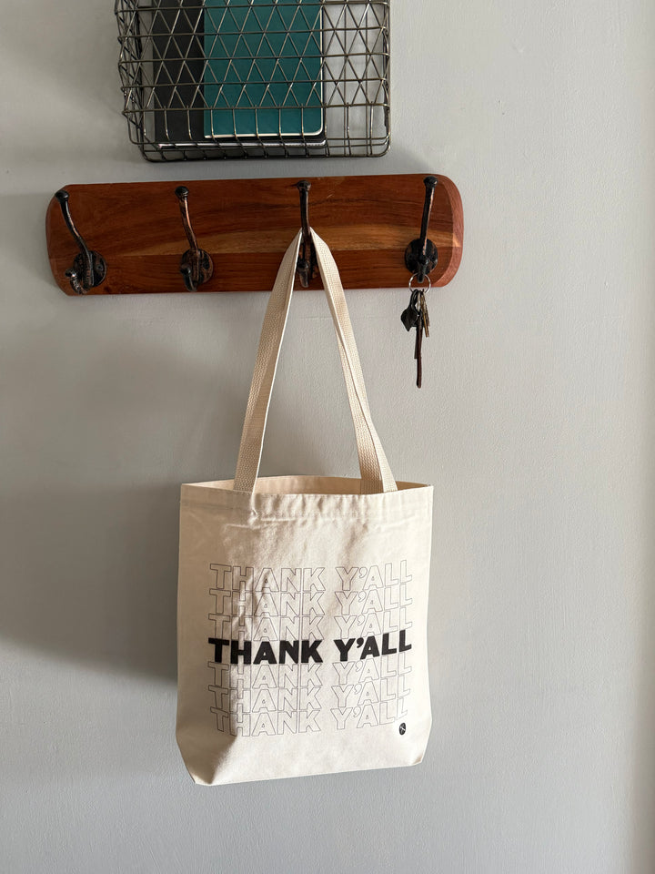 Y'all Cotton Canvas Tote