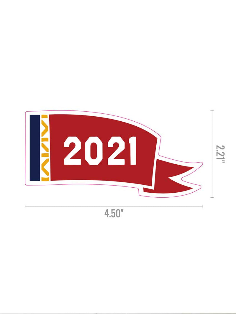 2021 - Brave Year Sticker