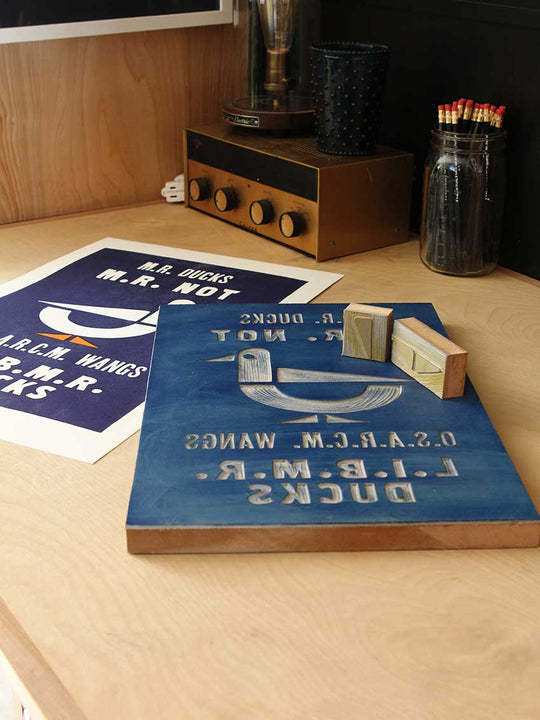 M.R. Ducks | Southern Letterpress Print – Old Try