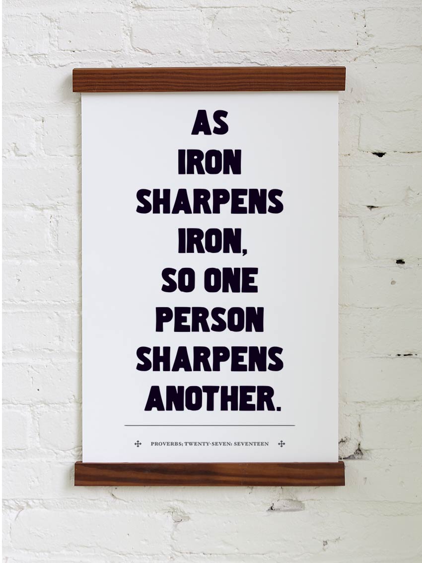 Proverbs 27:17 - Old Try