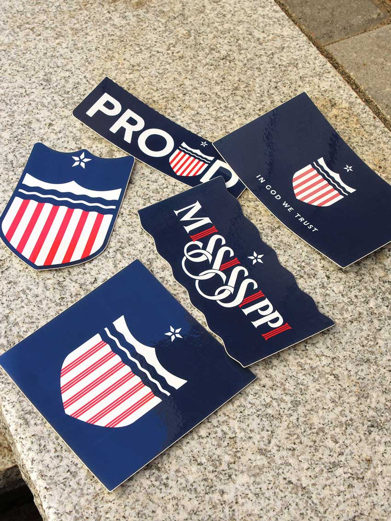 Great River Flag Sticker Pack